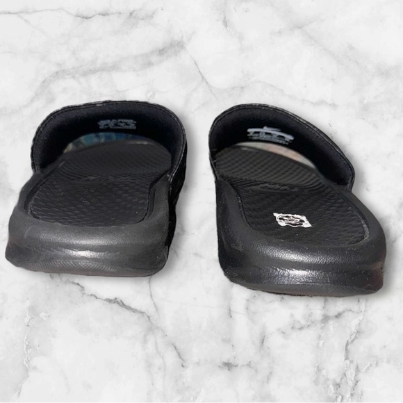 NIKE swoosh ❤️wm8 black women’s padded sandals flip flops size 8 - Picture 10 of 10